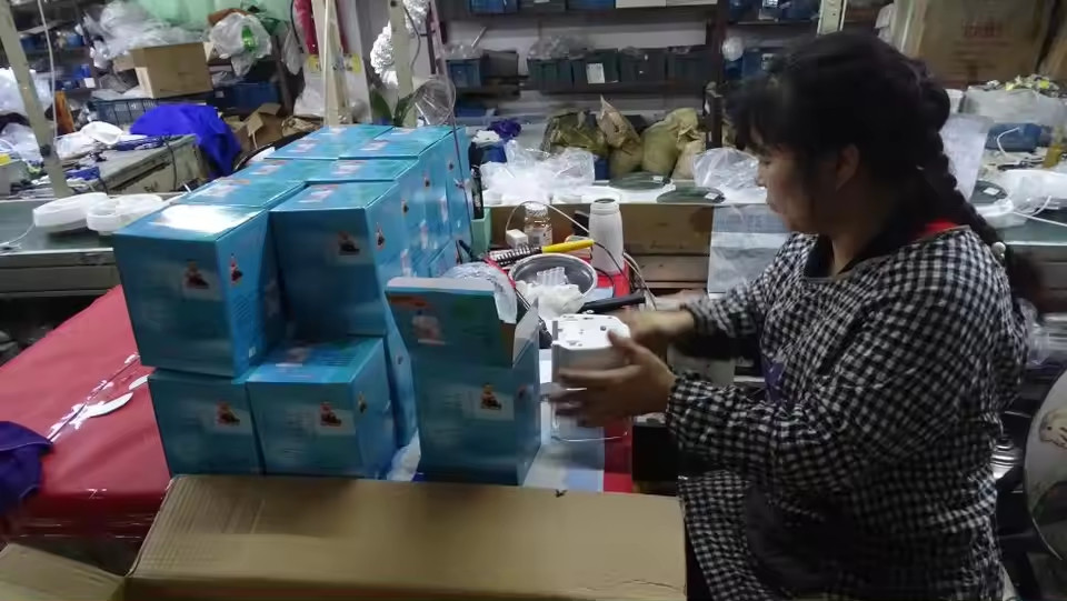 ningbo aoshun electrical linha de produção da fábrica