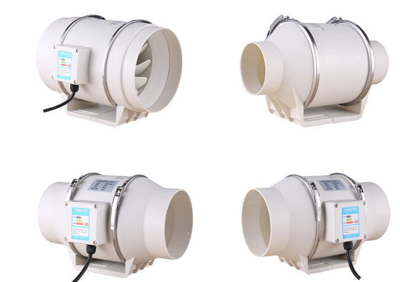 Logotipo personalizado 12 polegadas de ducto hvac ventilador de fluxo axial com mudança de velocidade OEM ventilação de suporte