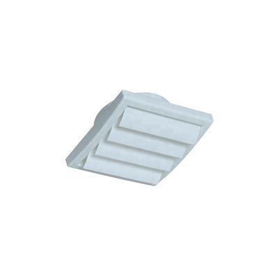 Construção de grelhas de ventilação de difusão de placas de plástico com saída de ar ajustável