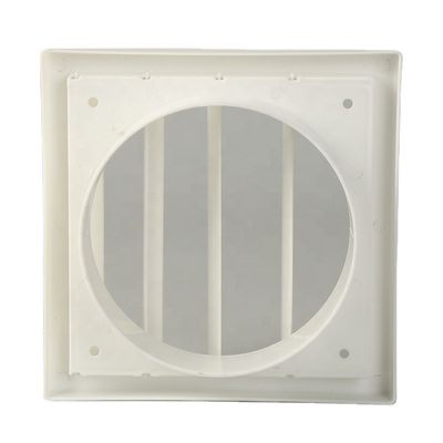 Construção de grelhas de ventilação de difusão de placas de plástico com saída de ar ajustável