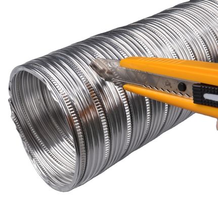 162-252 Quantidade de ar Ducto flexível semi-rígido para ar condicionado e ventilador de fluxo axial