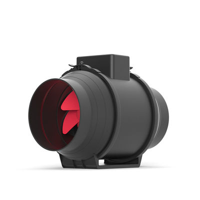 OEM Design Black Mass Silent Inline Fresh Air Wind Mixed Flow Duct Extractor Ventilador
