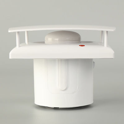 Centrífuga Blade Banheiro Tipo Quadrado Extrator de Ar Ventilador em Material de Plástico ABS Branco