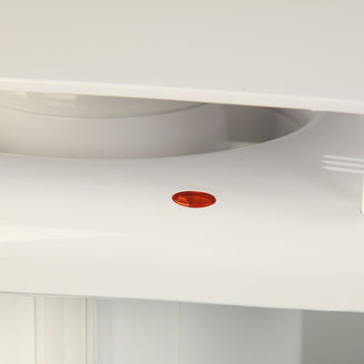 Centrífuga Blade Banheiro Tipo Quadrado Extrator de Ar Ventilador em Material de Plástico ABS Branco