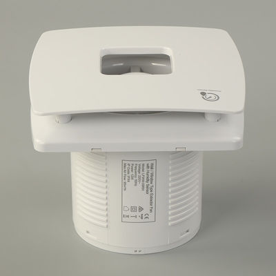 Centrífuga Blade Banheiro Tipo Quadrado Extrator de Ar Ventilador em Material de Plástico ABS Branco