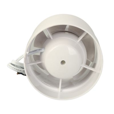Ventilador de parede 100mm 200mm de baixa entrada de ruído Ventilador de conduta em linha com EU Ventilador de parede de montagem