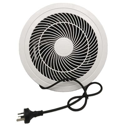 Massa personalizada 200mm 250mm Ventilador de escape de teto de parede com luz LED OEM / ODM Made