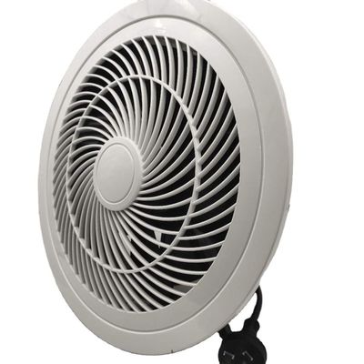 Massa personalizada 200mm 250mm Ventilador de escape de teto de parede com luz LED OEM / ODM Made