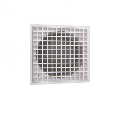 Ventilador de ar de parede Quadrado Extrator de secador de caixa de vento ABS Ventilador Louver de plástico de saída de ar exterior