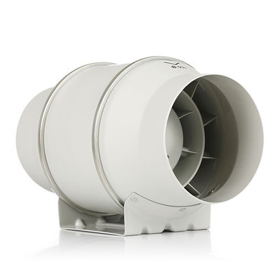 125 mm de baixo ruído de fluxo de ar misto ventilador de ventilação centrífuga com design de plástico silencioso