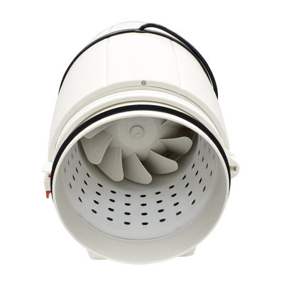 125 mm de baixo ruído de fluxo de ar misto ventilador de ventilação centrífuga com design de plástico silencioso