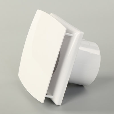 Corrente elétrica de corrente contínua Tipo de lâmina de plástico Material de ventilador de extração de ar de banheiro montado na parede