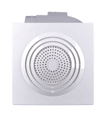 Ventiladores de ventilação silenciosos de escape redondo com certificação SAA e CE e lâminas brancas