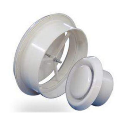 Grelha quadrada personalizada para ventilador de extração de ar Acessórios Ventilador de extração de ar branco
