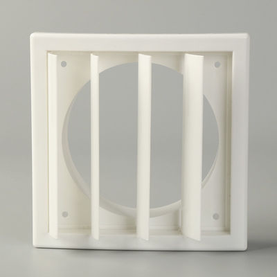 Grelha quadrada personalizada para ventilador de extração de ar Acessórios Ventilador de extração de ar branco