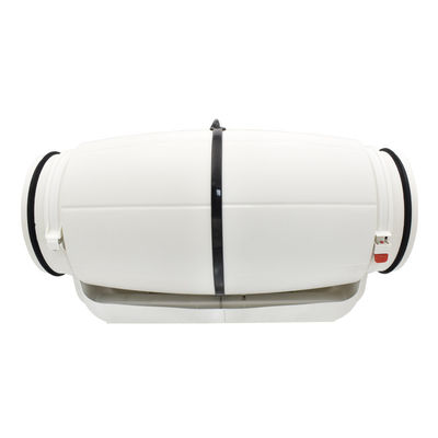 Plástico 4 5 6 8 polegadas extractor de baixo ruído mixto de fluxo de ar axial em linha de ducto hidropônico crescer tenda de personalização ventilador