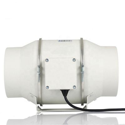 Ventilador de parede de 4 a 12 polegadas de 2 velocidades Ventilador centrífugo pequeno Controlador de fluxo misto Ventilador em linha