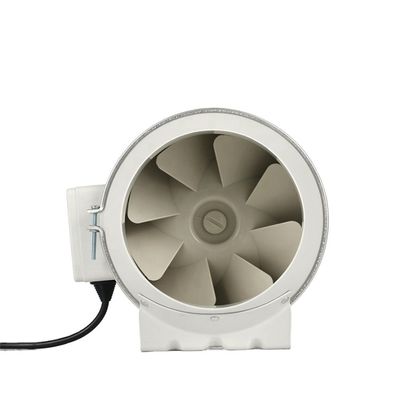 Ventilador de parede de 4 a 12 polegadas de 2 velocidades Ventilador centrífugo pequeno Controlador de fluxo misto Ventilador em linha