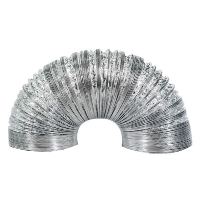 Tipo de corrente elétrica AC Tubo de conduta flexível de alumínio de ventilação de plástico para conector de rivetagem