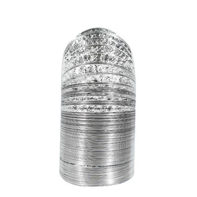 Tipo de corrente elétrica AC Tubo de conduta flexível de alumínio de ventilação de plástico para conector de rivetagem