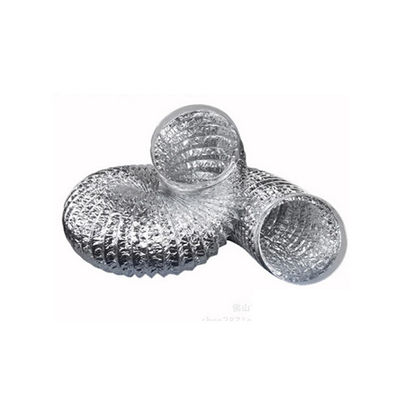 Tipo de corrente elétrica AC Tubo de conduta flexível de alumínio de ventilação de plástico para conector de rivetagem