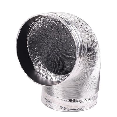 Tubo de ventilação de ar de alta temperatura com tensão de 120 V e material de alumínio flexível