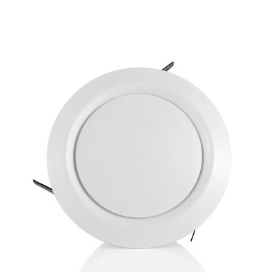 Difusor de teto de ventilador de parede de plástico redondo de ventilação de ar 200MM para quantidade de ar 162-252
