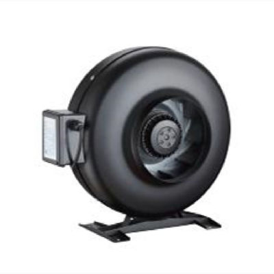 Logotipo personalizado Ventilador de fluxo axial de 4 polegadas para ventilação de ar em linha em dutos circulares