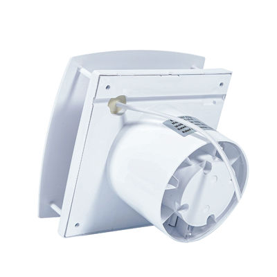 Ventilador de fluxo axial de corrente elétrica AC tipo 100 mm para montagem na parede na cozinha e no banheiro