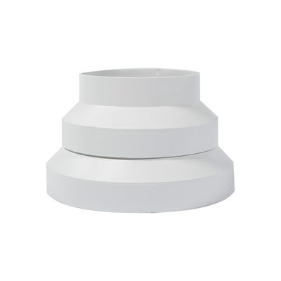 100 mm Quadrado Grill de plástico Branco PP Ducting ventilação extração ventilador com insectos redes