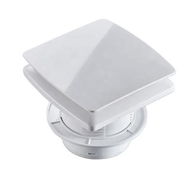 6 8 polegadas extractor de baixo ruído silêncio eletrico estufa Quadrado de ventilação com LED luz ventilador de escape montado na parede