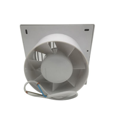 Ventilador de tubo de fluxo de grelha quadrada de plástico 6 8 polegadas Ventilador de extração de ar personalizado logotipo
