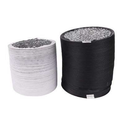 Ventilador de fluxo axial de lâmina de plástico Ducto de PVC flexível para ventilação de ar de alta temperatura