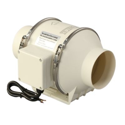 Sistemas de cultivo hidropónicos Hf Inline Extractor Fan com design controlado em preto
