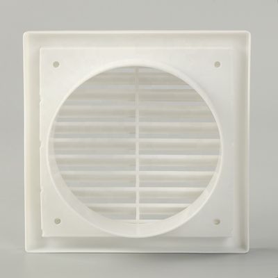 Home Circulação de ar Mural montado Mix Flow Inline Fan com ABS Grille de ar redondo de plástico