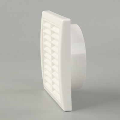 100-200mm ABS de plástico PC Ventilação Elétrica Gravação do Ar Fixa Grelha Quadrada Louvre