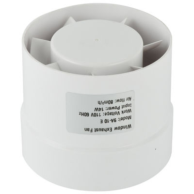 Logotipo personalizado 100mm Baixo ruído portátil de ventilação de fluxo misto, ventilador de extração de ar em linha