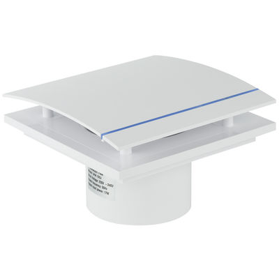 Ventilador de fluxo axial montado na parede para ventilação de escape do extractor de fumaça Cfm do banheiro