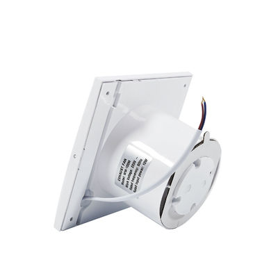 Ventilador de banheiro e cozinha quadrado com fluxo axial e design de montagem na parede