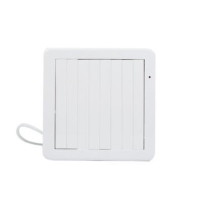 OEM/ODM 6 8 10 12 Plástico Quadrado Parede Montada Janela Retalho Banheiro Ventilador de Esvaziamento Com Ventilador de Extração de Ar Louver Net