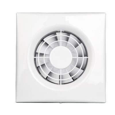 Ventilador de extração de corrente elétrica de tipo quadrado AC para ventilação montada na janela do teto