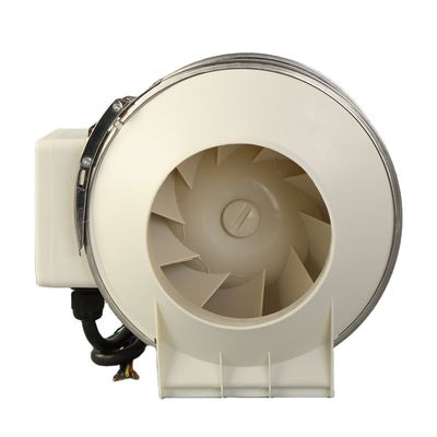 Tipo de corrente elétrica AC HAVC 100 125 150 mm Ventiladores de dutos de escape de fluxo misto silenciosos