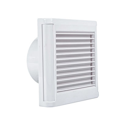 6 8 polegadas de banheiro Janela Parede montada Shutter extractor de ar ventilador com lâmina de plástico