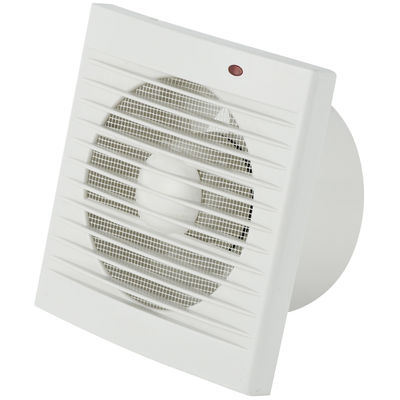 2. 6 polegadas de plástico silêncio de baixo ruído cozinha e banheiro ventilador de ventilação com luz LED