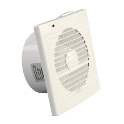 Plástico personalizado 4 5 6 polegadas Ventilador de ventilação silencioso do banheiro Ventilador de escape de fluxo axial Ventilador de extração de ar