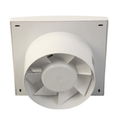 Plástico personalizado 4 5 6 polegadas Ventilador de ventilação silencioso do banheiro Ventilador de escape de fluxo axial Ventilador de extração de ar