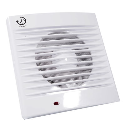 Plástico personalizado 4 5 6 polegadas Ventilador de ventilação silencioso do banheiro Ventilador de escape de fluxo axial Ventilador de extração de ar