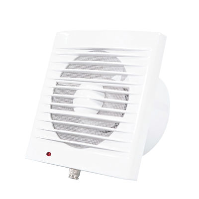 Ventilador de extração de ar com iluminação LED 100-150mm Branco 240V