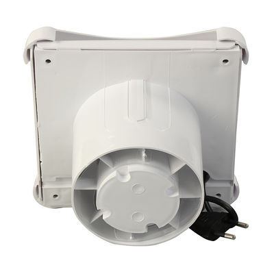Ventilador de ventilação ultra silencioso de banheiro de 100 mm com ventilador de escape montado na parede com luz LED