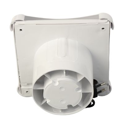 Ventilador de ventilação ultra silencioso de banheiro de 100 mm com ventilador de escape montado na parede com luz LED